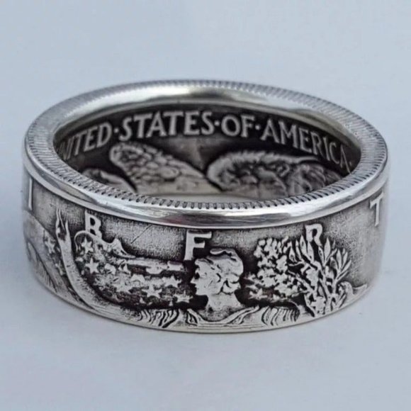 Coin Morgan Ring United Statement Ring - Picture 3 of 3